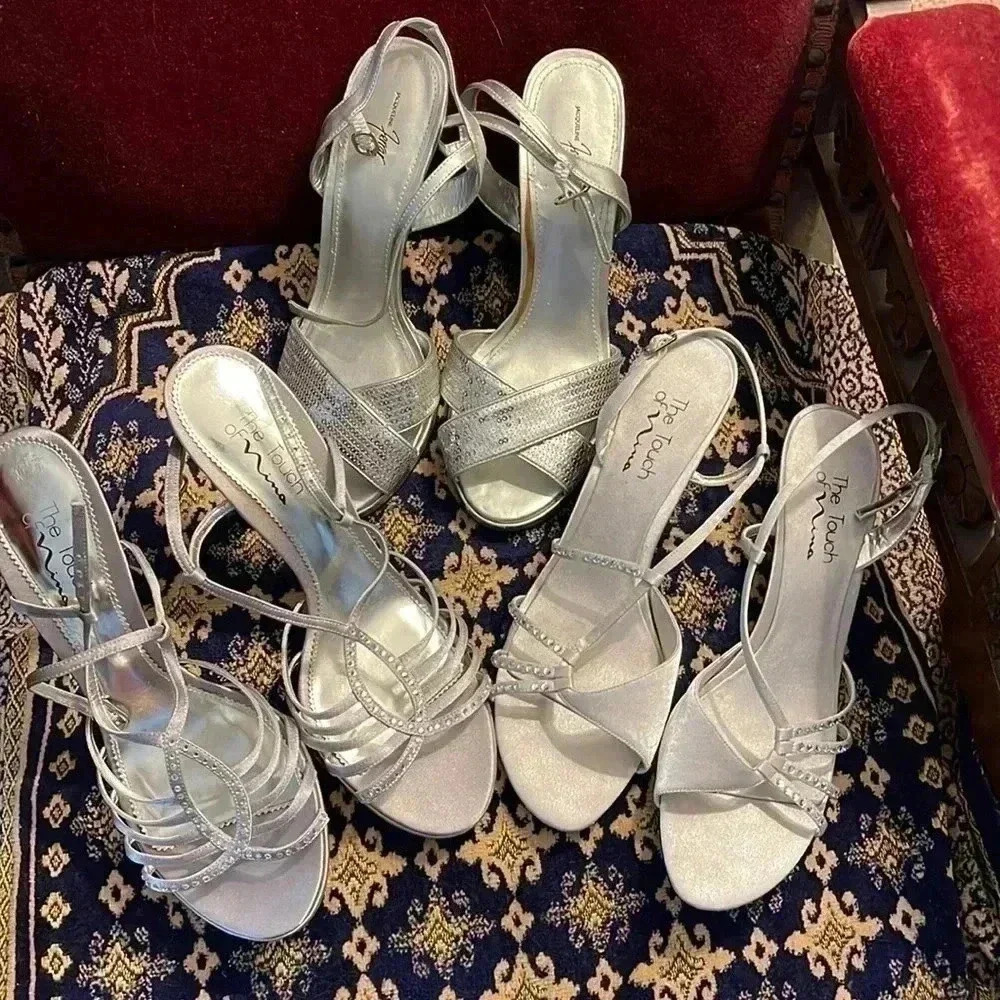 Three pairs of beautiful formal dress shoes. They are stunning.